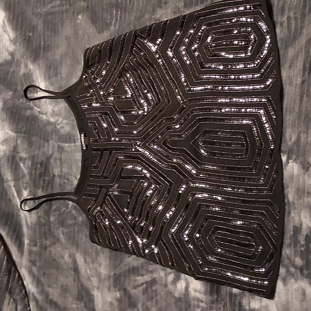 Express sparkle tank top